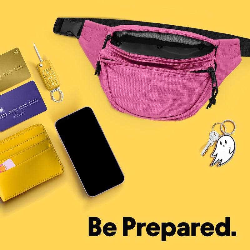 DALIX Fanny Pack w/ 3 Pockets Traveling Concealment Pouch Airport Money Bag (Hot Pink) - Image 2